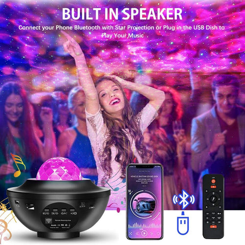 Galaxy Projector Light Star Projector: 2022 Upgraded Ocean Wave LED Night Light for Kids